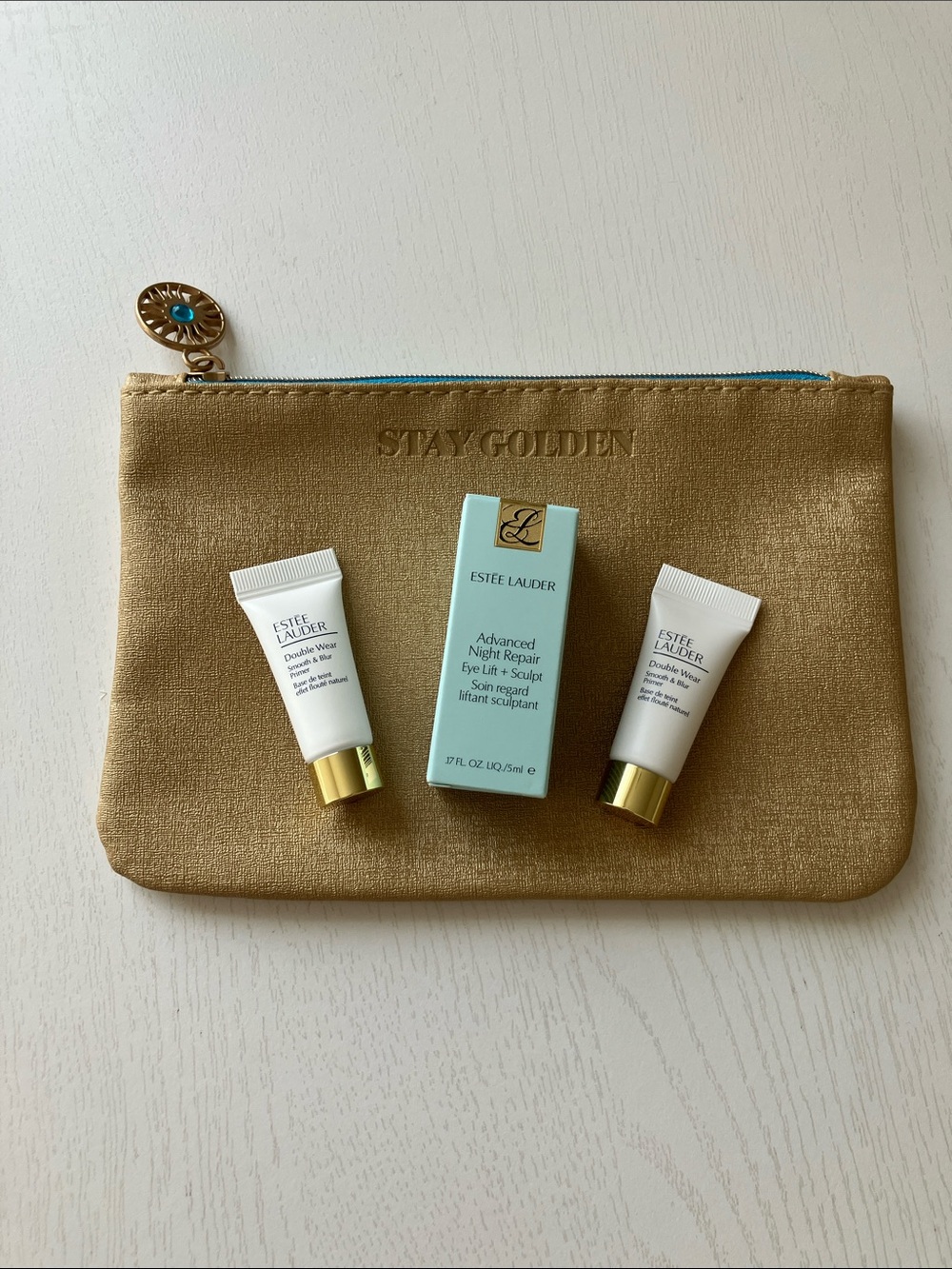 Estée Lauder (3 Piece Travel Set) + Ipsy Cosmetic Bag (NWT)